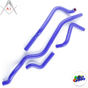 Blue For 2003 Kawasaki Prairie 650 KVF650 ATV Silicone Radiator Coolant Hose Kit - Picture 1 of 7