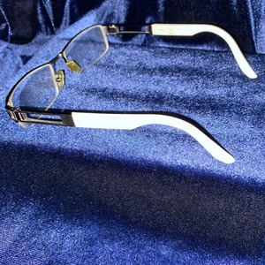 Unknown Designer ~ Grayish/White Rubbery/Black Women Eyeglass Frame ~ GA-, 6-00 - Picture 1 of 5