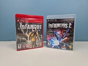 Pacchetto PS3 inFamous: 1 e 2 (Sony PlayStation 3) Pacchetto giochi PS3 - Foto 1 di 8