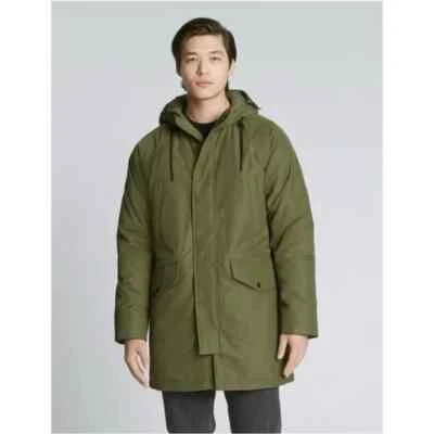 Abrigo Parka Largo Everlane The ReNew Hombre Grande Musgo Primaloft Relajado Nuevo Sin Etiquetas $278 Foto 1 de 4