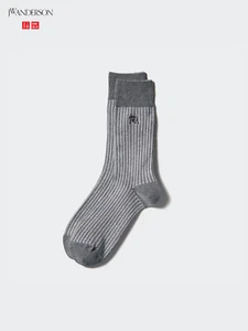 UNIQLO X JW ANDERSON Special Ed. Heattech Socks - Dark Grey - 25-27cm (UK 6-8) - Picture 1 of 3