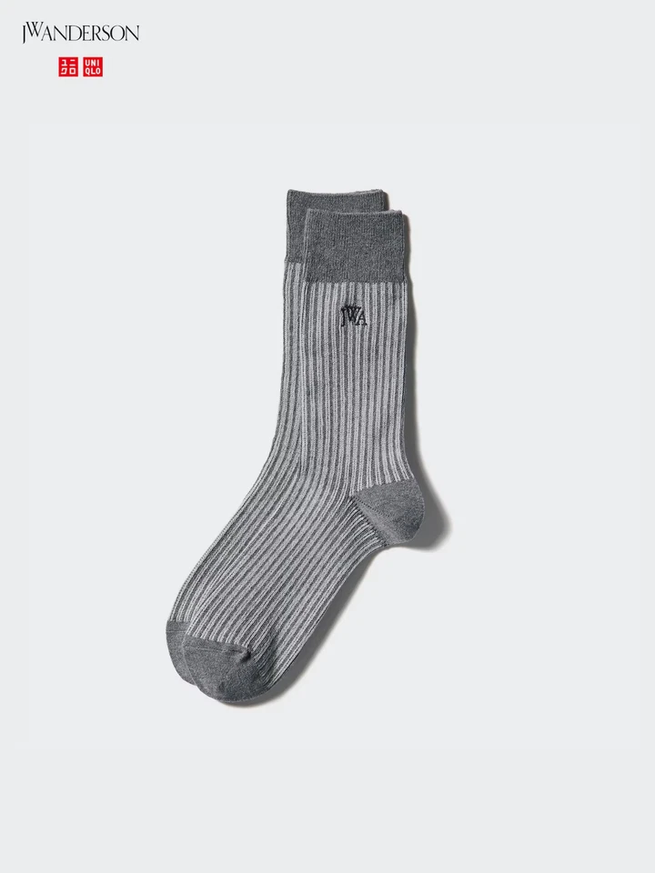 UNIQLO X JW ANDERSON Special Ed. Heattech Socks - Dark Grey - 25-27cm (UK 6-8) - Image 1 of 3