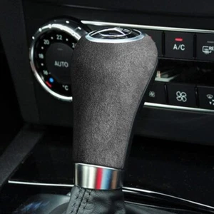 Pegatina de cubierta de borde de perno de cambio de engranaje de gamuza para Benz W169 W203 W204 W211 W212 - Imagen 1 de 8