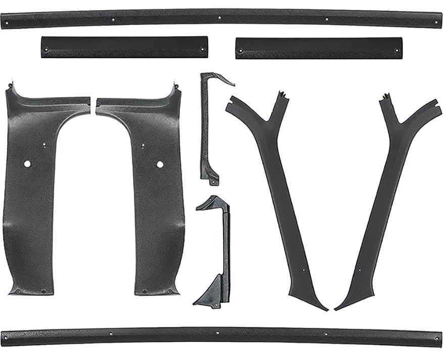 Kit de molduras de techo interior OER de 10 piezas para camionetas Chevy y GMC 1981-1986 Foto 1 de 3