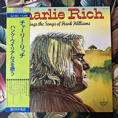 Charlie Rich - Sings The Songs of Hank Williams Japan Obi LP - Image 1 of 3