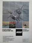 9/1984 Pub Mbb Bo 105 Military Helicopter / Cnr Fincantieri Marine French Ad