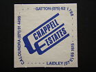 Chappell Estates Gatton 075 621788 Laidley 651615 Caloundra 071 914499 Coaster