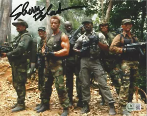 SHANE BLACK SIGNED 'PREDATOR' HAWKINS 8x10 MOVIE PHOTO 6 ACTOR BECKETT BAS COA - Picture 1 of 3
