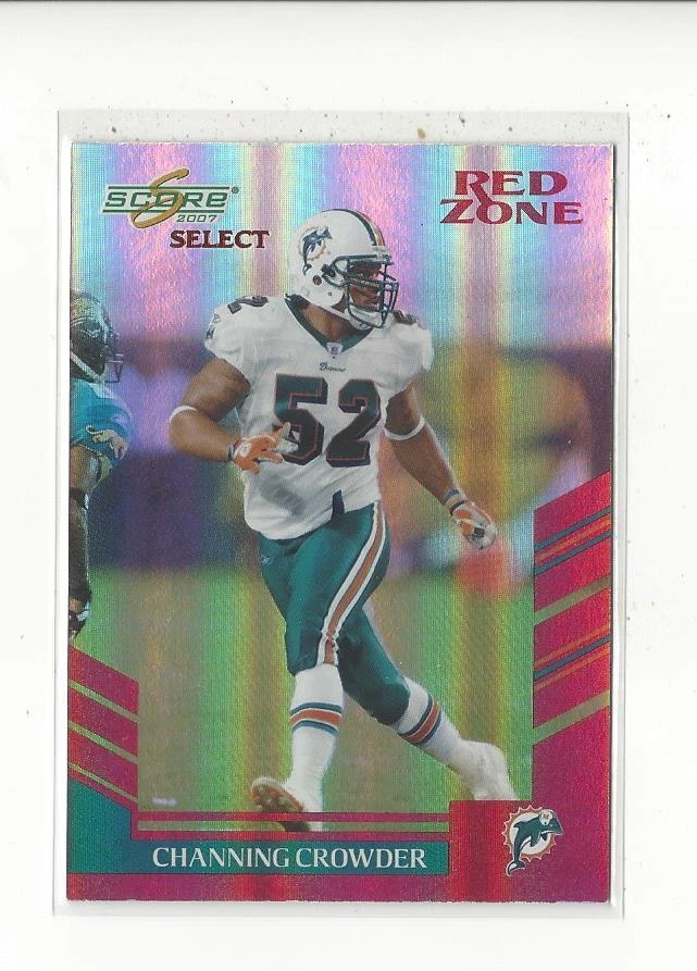 2007 Select Red Zone #153 Channing Crowder Dolphins /30  - Image 1 of 1