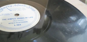 78RPM Liberty Music Shop Bruz Fletcher - Simple Things Life / Litchenfall, V VG - Picture 1 of 5
