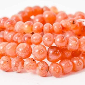 Carnelian Stone Trade Beads - Picture 1 of 7