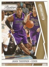 JASON THOMPSON GOLD SERIAL /249 2010-11 PANINI PRESTIGE BONUS SHOTS 103 KINGS