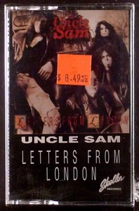 Uncle Sam– Letters From London CASSETTE PRIVATE HARD ROCK SKELLER USA SEALED OOP - Picture 1 of 2