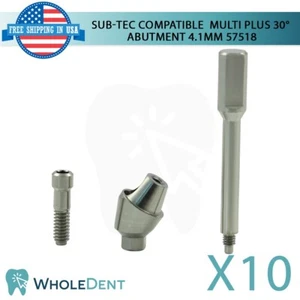 10X Pilar de Multiunidad Angulado Compatible con Bego® 30° Ø4.1mm Laboratorio de Instrumentos - Imagen 1 de 3