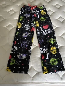 Star Wars Fleece Lounge Pants - I Love Star Wars Theme - Size Women Medium - New - Imagen 1 de 11