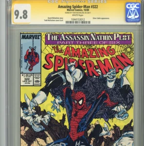 Amazing Spider-Man 322 CGC 9.8 SS signiert Todd McFarlane VOLLSTÄNDIGER NAME - Bild 1 von 4