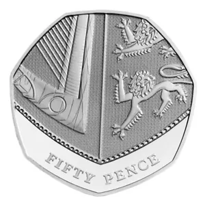 Shield of Royal Arms 2008 - 2019 Circulated Rare 50p fifty pence - Picture 1 of 1