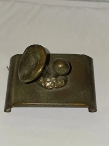 Mcclelland Barclay Buckle Mushroom Bronze Rare Vintage Sculpture - Picture 1 of 6