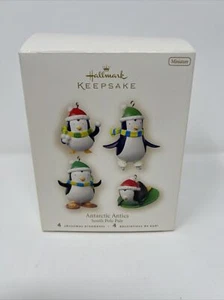 Hallmark Keepsake Ornament Antarctic Antics South Pole Pals Set Of 4 2008. Mini - Picture 1 of 4