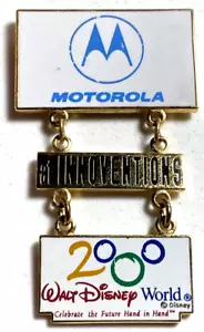 SPILLA PRESSA DISNEY WDW 2000 VHTF MOTOROLA PER L'APERTURA DI INNOVAZIONI ALL'EPCOT - Foto 1 di 1