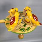 Russian Wood Bird Game Handcrafted Vintage 1990 Hand Painted USSR Moving Wings