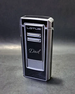 Lotus Commander Triple Torch Cigar Lighter | Custom Engraved | Authentic and New - Picture 1 of 12