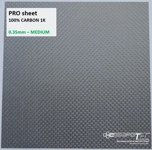 0.35mm/0.0137" thick REED VALVE PETAL SELF-CUT SHEET 100% CARBON FIBER - Picture 1 of 2