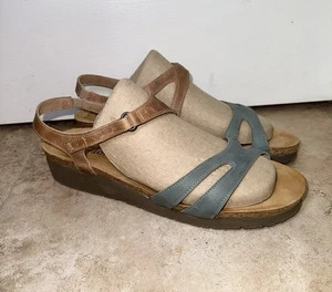 Naot Damen-Sandalen 42 Freizeit offene Zehenpartie Riemchen Fersenriemen braun Leder US 11 - Bild 1 von 11