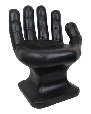 Rare Original RMIC Mid Century Modern Vintage Retro 1970's Hand Chair Black MCM - Image 1 of 4