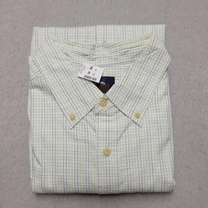 Saugatuck Vintage NWT Mens XL Extra Large Multicolor Plaid Button Down Shirt - Picture 1 of 9
