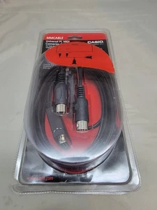 Casio MMCABLE Universal PC MIDI Conector Cable/Teclados Portátiles con Jack NUEVO - Imagen 1 de 6