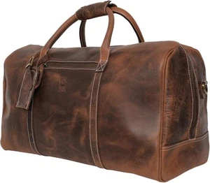 Leder Handgepäck - Reisetasche Flugzeug Untersitz Reisetasche von Rustic - Bild 1 von 6