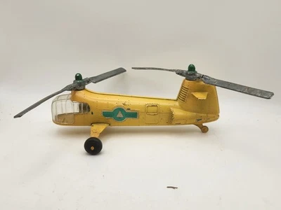 Helicóptero Hubley Amarillo Años 50 De Colección 9" ¡Todo Original! Foto 1 de 4