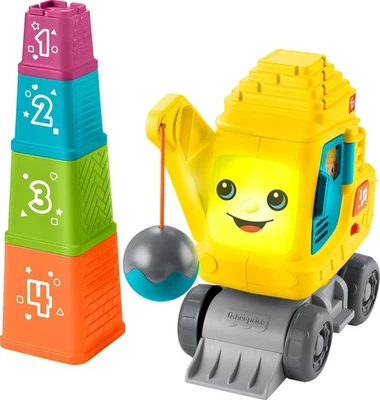 FISHER PRICE Fisher-Price Count & Stack Crane Baby Spielzeug
