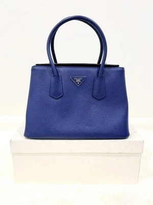 *XMAS SALE* PRADA Saffiano Cuir twist lock bag In blue - Image 1 of 4