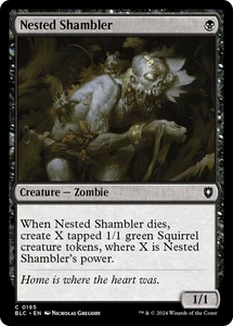Nested Shambler #185 | Near Mint | BLC Bloomburrow Commander Magic MTG - Picture 1 of 1