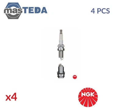 6458 ENGINE SPARK PLUG SET PLUGS NGK 4PCS FOR AUDI A4,TT,A6,A3,ALLROAD,C5,B6,B5 - Image 1 of 4