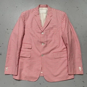 Brooks Brothers Black Fleece Thom Browne Gingham Sports Coat Blazer BB2 EUC - Picture 1 of 11