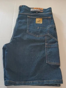Ariat Shorts Mens 42 R Denim Rebar M4 Relaxed Straight Utility Workwear Western  - Picture 1 of 7