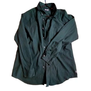 Ralph Lauren Chaps Men's Long Sleeve Casual Shirt Green Checkered XL - Picture 1 of 6