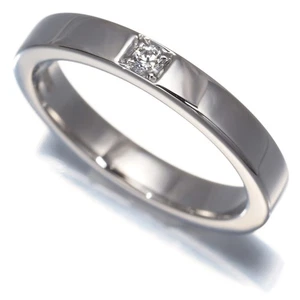 Auth BVLGARI Ring Diamond MarrymeUS4.75 950 Platinum - Picture 1 of 5