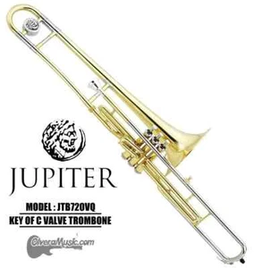 Jupiter C Valve Trombone Rose brass 720VQ New W/case - Picture 1 of 1