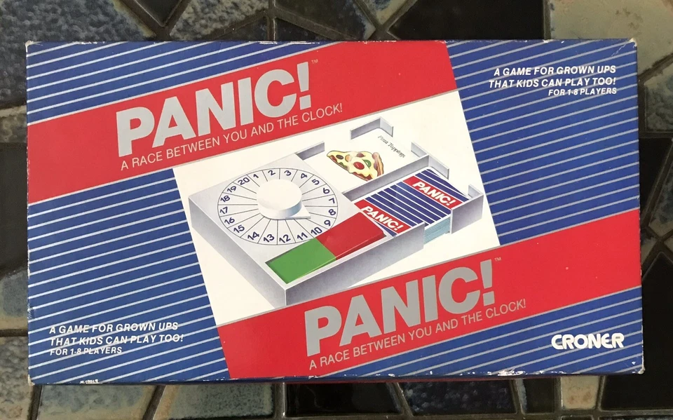 PANIC! 1987 Vintage Board Game CRONER Board Game Complete Game Working - Image 1 of 4