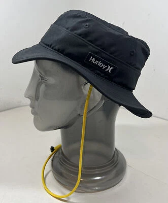 Sombrero de cubo HURLEY Safary negro para niños Foto 1 de 4