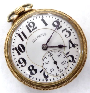Illinois Bunn Special 60 hours 21 jewels s16 Gold filled Pocket Watch,circa 1927 - Picture 1 of 6