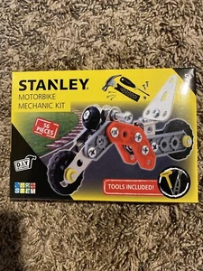 Stanley Motorbike Mechanic Kit, Build & Play, 56 Pieces, Stanley Small Kit - Picture 1 of 2