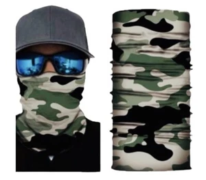 Gaiter Face Mask-camouflage Unisex Reusable Cloth Neck - Picture 1 of 4