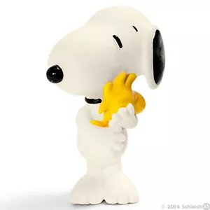 NEW SCHLEICH 22005 Peanuts Snoopy & Woodstock Charles M Schulz Charlie Brown Dog - Picture 1 of 1