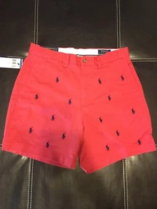 Polo Ralph Lauren Nantucket Multi Pony bestickt Shorts klassisch 6" Größe 30 - Bild 1 von 6