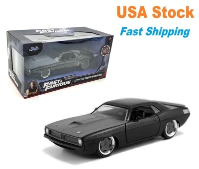 Fast And Furious Letty's Plymouth Barracuda Hard Top Jada Diecast Car 5", 1:32 - Image 1 of 4